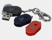 La moins encombrante - 128 Mo - 39 € ; Cette clef USB passe partout sera parfaite sur votre porte-clefs